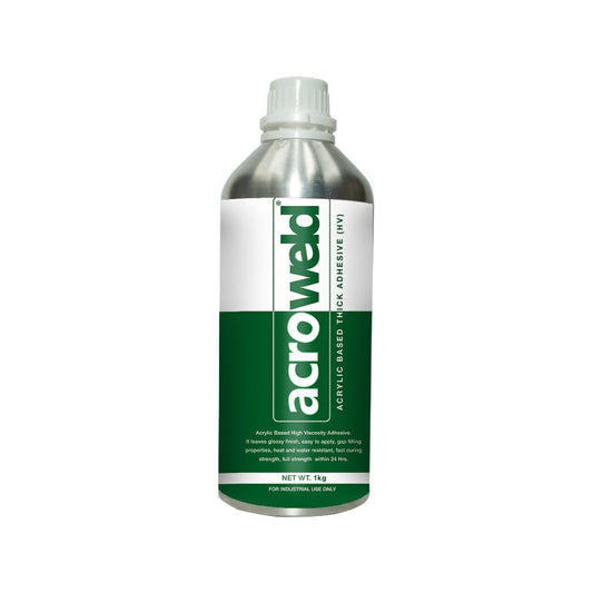 High Viscosity Acrylic Based Thick Adhesive (Acroweld) for gap filling and acrylic bonding (1kg)