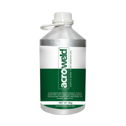 High Viscosity Acrylic Based Thick Adhesive (Acroweld) for gap filling and acrylic bonding (5Kg)