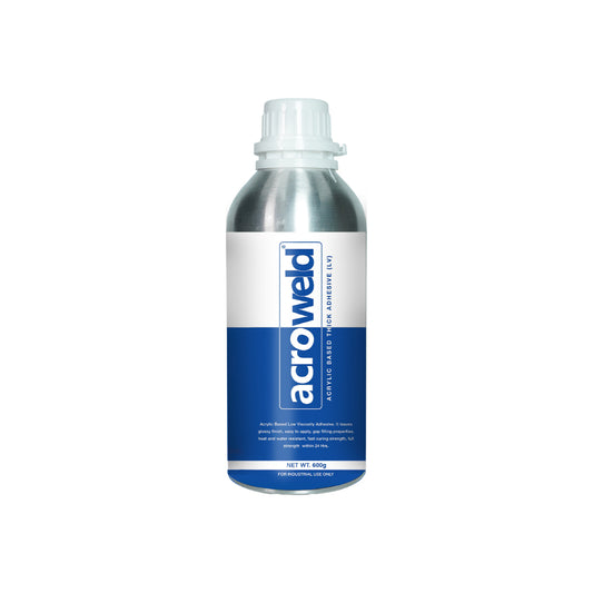 Low Viscosity Acrylic Based Thick Adhesive (Acroweld) for Acrylic Bonding & Gap Filling (600g)