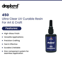 Dropbond 450 Ultra Clear UV Curable Resin for Art & Craft - 20g