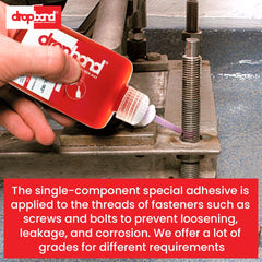 DropBond MS Threadlocker-A42: Reliable Anaerobic Threadlocker for Strong and Resilient Fastener Joints - 50ml