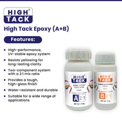 HIGH TACK Dome Epoxy Resin - 250g + 125g