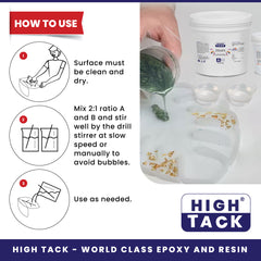 HIGH TACK Dome Epoxy Resin - 250g + 125g