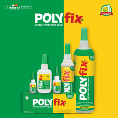Polyfix WPC Gel Glue: Adhesive for Modular Kitchen and Bathroom Vanity Applications - 20g (Pack of 3)