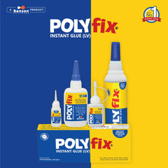 Polyfix General Purpose Fast Glue: Versatile Adhesive for Acrylic, Flex Bonding, Toys - 20g (Pack of 3)