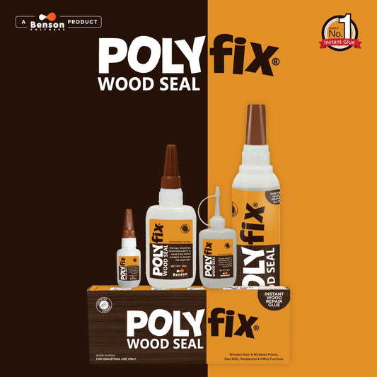 Polyfix Woodseal Clear Adhesive: Revive Your Wood Surfaces with Ease - 40g (Pack of 2)