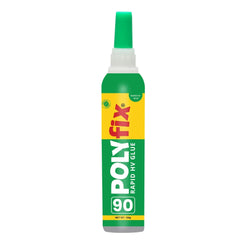 Polyfix Rapid HV Adhesive 125 g: Thick Instant Glue for MDF, furniture, PVC, WPC, Mica
