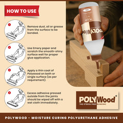 Moisture Curing Polywood 1K PUR Adhesive for Wood