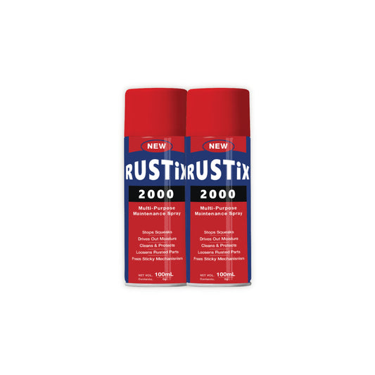 Rustix 2000: Rust-Busting and Multi-Purpose Maintenance Power - 100ml (Pack of 2)