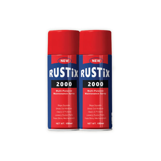 Rustix 2000: Rust-Busting and Multi-Purpose Maintenance Power - 150ml (Pack of 2)