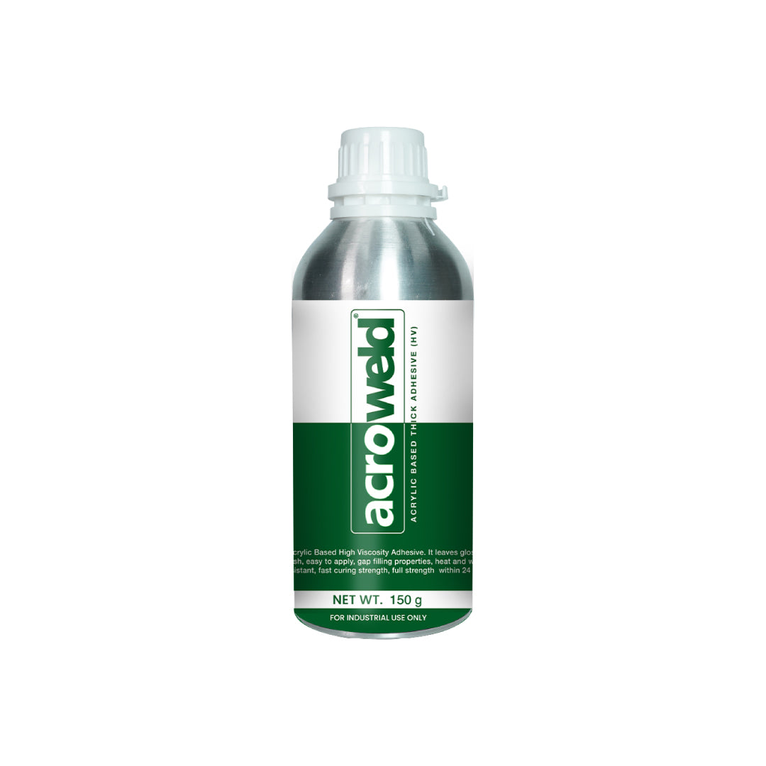 High Viscosity Acrylic Based Thick Adhesive (Acroweld) for gap filling and acrylic bonding (150g)