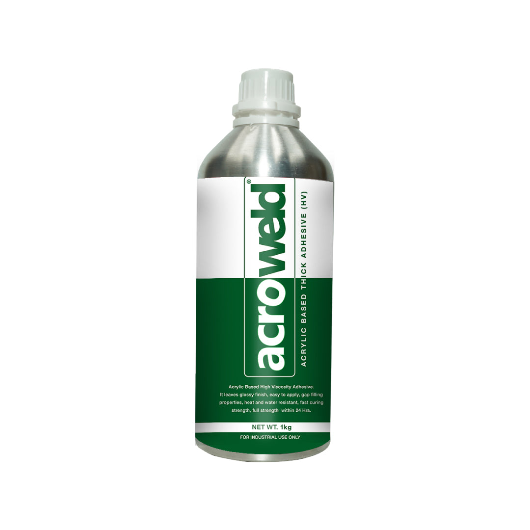 High Viscosity Acrylic Based Thick Adhesive (Acroweld) for gap filling and acrylic bonding (1kg)