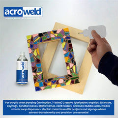 Low Viscosity Acrylic Based Thick Adhesive (Acroweld) for Acrylic Bonding & Gap Filling (1Kg)
