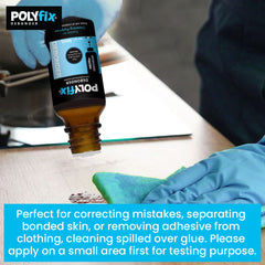 Polyfix Debonder: Your Solution for Correcting Mistakes, Adhesive Removal, and Cleanup - 100ml