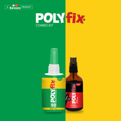 Polyfix HV Glue + Glass Spray Activator Combo Kit : The Ultimate Adhesive Solution for Wood, Metal, and More - 50g+50ml