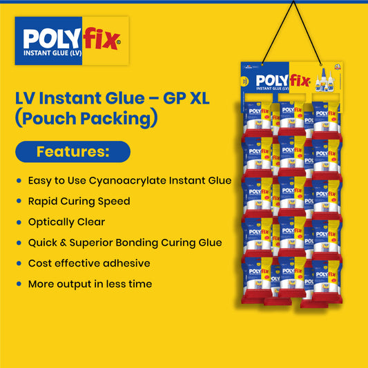 Polyfix General Purpose XL Grade - Pouch Packing: The Ultimate Solution for Repair and Manufacturing Needs - 18g (Pack of 4)