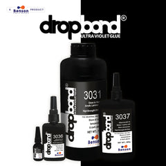 DropBond UV Glue 3031: Optically Clear and Impact-Resistant Bonding for Glass/Acrylic to Paper Lamination - 20g (Pack of 3)