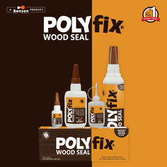 Polyfix Woodseal Clear Sealant: Revive Your Wood Surfaces with Ease - 40g (Pack of 2)