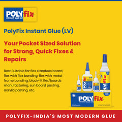 Polyfix General Purpose Fast Glue: Versatile Adhesive for Acrylic, Flex Bonding, Toys - 15g (Pack of 4)