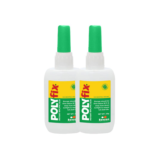 Polyfix WPC Gel Glue:  Adhesive for Modular Kitchen and Bathroom Vanity Applications - 50g (Pack of 2)