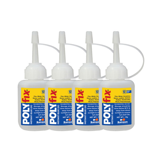 Polyfix General Purpose XL Grade - Pouch Packing: The Ultimate Solution for Repair and Manufacturing Needs - 18g (Pack of 4)