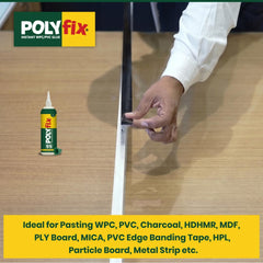 Polyfix WPC Gel Glue:  Adhesive for Modular Kitchen and Bathroom Vanity Applications - 250g