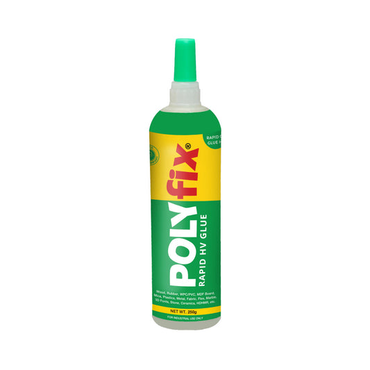 Polyfix Rapid HV Glue: Ideal for Adhering MDF, Furniture, PVC, WPC - 250g