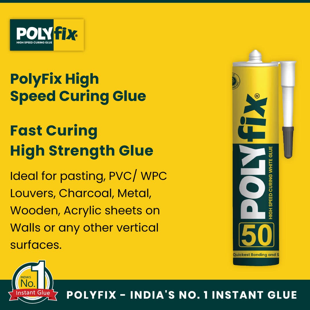 Polyfix 50: High-Speed Curing White Glue for Versatile Construction an ...