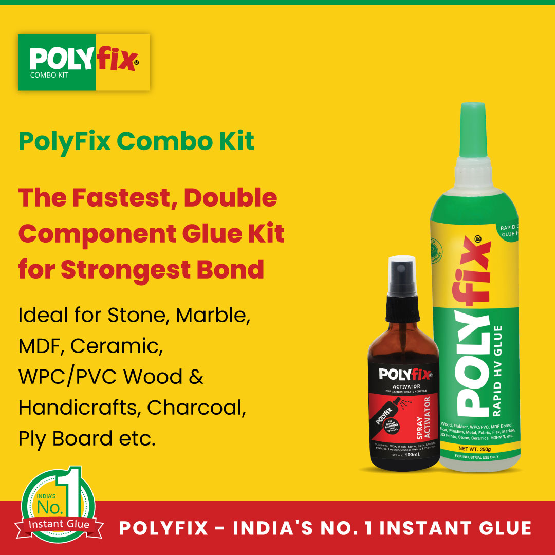 Polyfix HV Glue + Glass Spray Activator Combo Kit : The Ultimate Adhes ...