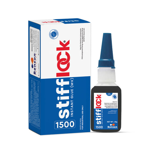 Stifflock MV 1500 (300 to 500 CPS) Rubber Toughened Black 20g